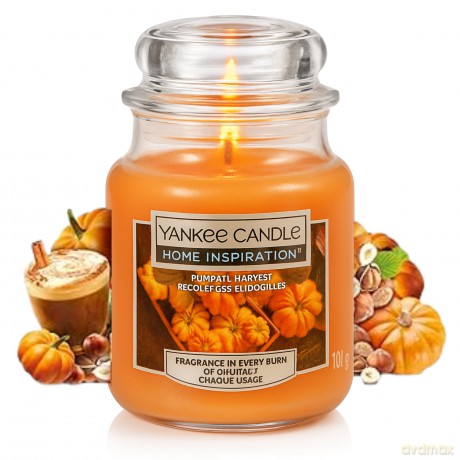 Yankee Candle Scented candle Home Inspiration small Pumpkin Harvest 104 g unisex