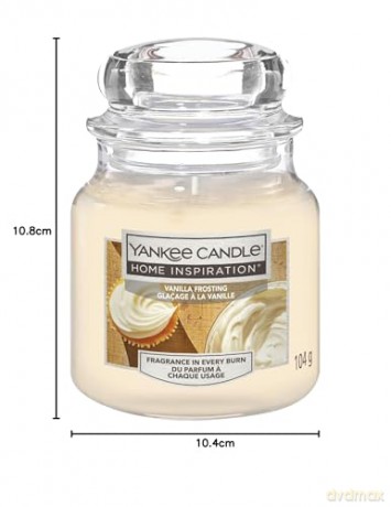 Yankee Candle Scented candle Home Inspiration small Vanilla Frosting 104 g unisex