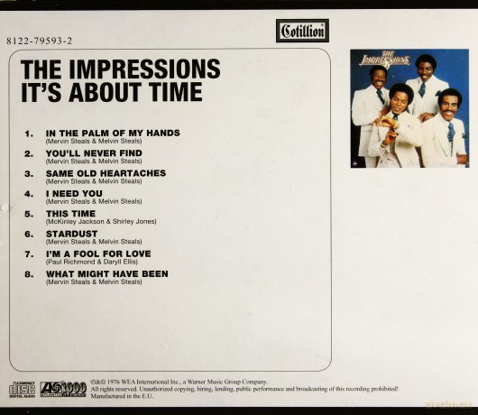 The Impressions: It's About Time [CD]