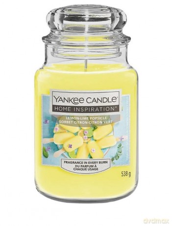 Yankee Candle Scented candle Home Inspiration large Lemon Lime Popsicle 538 g unisex