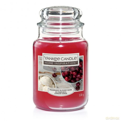 Yankee Candle Scented candle Home Inspiration large Cherry Vanilla 538 g unisex