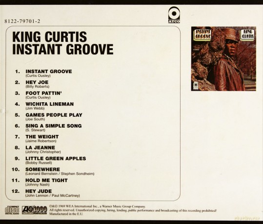 King Curtis: Instant Groove [CD]