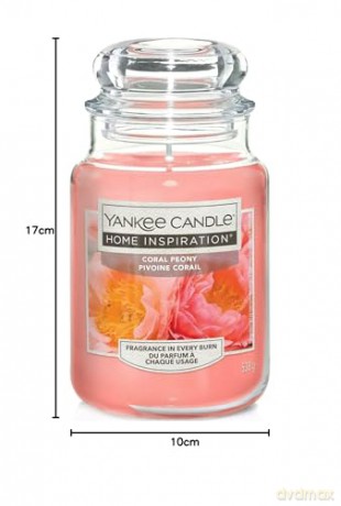Yankee Candle Scented candle Home Inspiration large Coral Peony 538 g unisex