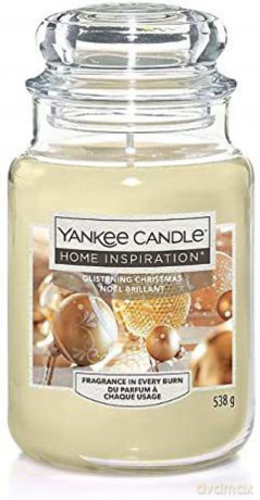 Yankee Candle Scented candle Home Inspiration large Glistening Christmas 538 g unisex