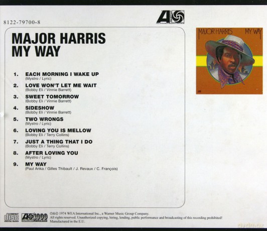 Major Harris: My Way [CD]