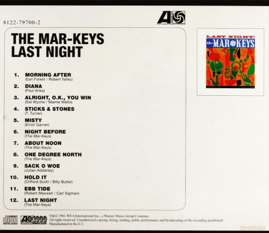 The Mar-Keys: Last Night [CD]
