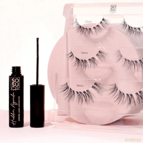 SOSU Cosmetics Tufted false eyelashes 12-16 mm Hidden Agenda (Undetectable Lashes) dla kobiety