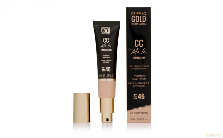 Dripping Gold Light moisturizing makeup and CC cream SPF 45 Me In (CC Foundation) 32 ml - Shade: 2.5 Shortbread dla kobiety