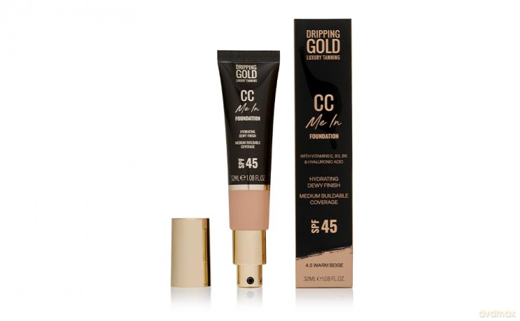 Dripping Gold Light moisturizing makeup and CC cream SPF 45 Me In (CC Foundation) 32 ml - Shade: 4.5 Warm Beige dla kobiety