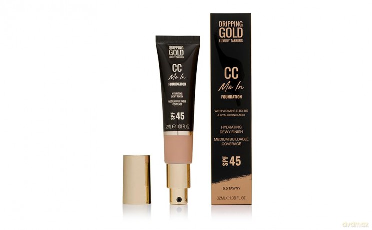 Dripping Gold Light moisturizing makeup and CC cream SPF 45 Me In (CC Foundation) 32 ml - Shade: 5.5 Tawny dla kobiety