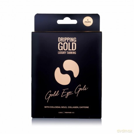 Dripping Gold Stimulating gel eye pads (Gold Eye Gels) 5 pcs dla kobiety