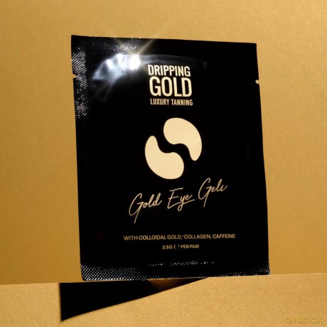 Dripping Gold Stimulating gel eye pads (Gold Eye Gels) 5 pcs dla kobiety