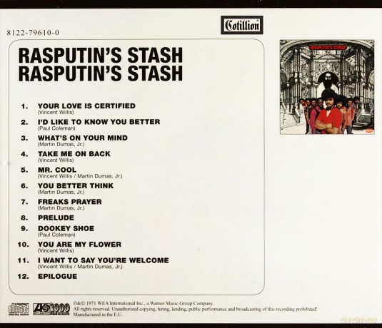 Rasputin's Stash: Rasputin's Stash [CD]