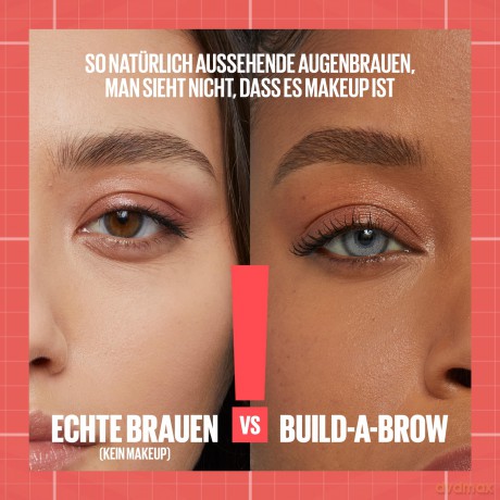 Maybelline Fix and gel for eyebrows Build A Brow (Brow Pen + Sealing Gel) - Shade: 262 Black Brown dla kobiety