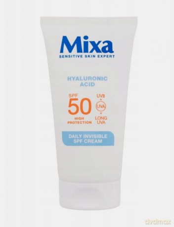 Mixa Daily moisturizing skin cream SPF 50 (Daily Invisible SPF Cream) 50 ml dla kobiety