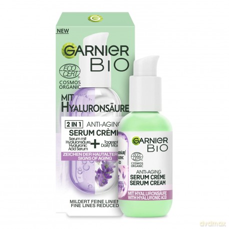 Garnier Cream serum against skin aging with essential lavender oil BIO (Serum Cream) 50 ml dla kobiety