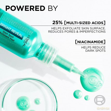 L´Oréal Paris Exfoliating peeling against dark spots Bright Reveal (Dark Spot Exfoliant Peel) 25 ml dla kobiety