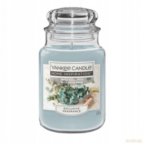 Yankee Candle Scented candle Home Inspiration large Fresh Eucalyptus 538 g unisex