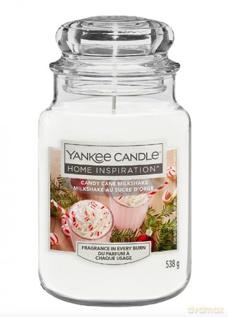Yankee Candle Scented candle Home Inspiration large Candy Cane Milkshake 538 g unisex