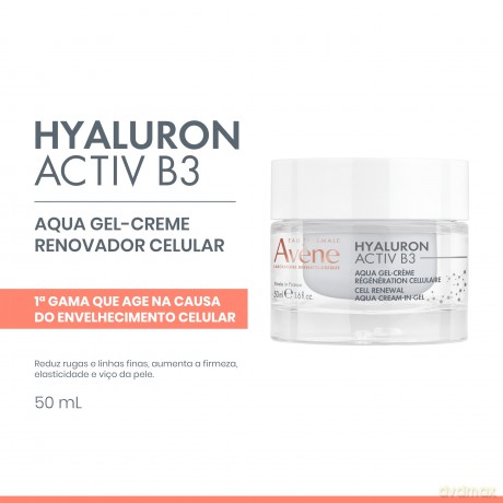 Avene Gel cream for cell renewal Hyaluron Active B3 Cell Renewal (Aqua Crem In Gel) 50 ml dla kobiety
