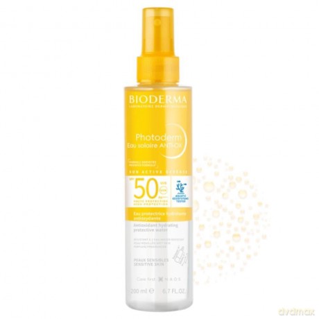 Bioderma Hydrating protective water SPF 50 Photoderm (Antioxidant Hydrating Protective Water) 200 ml unisex
