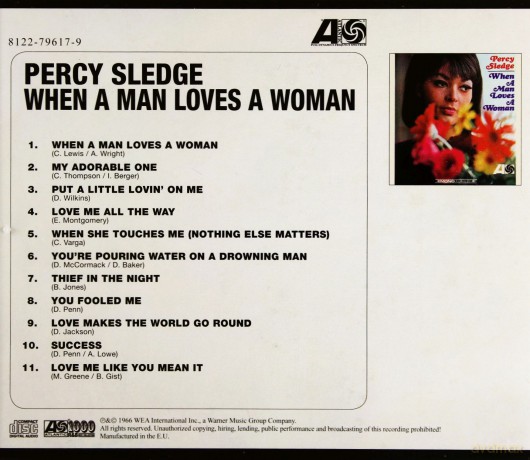 Percy Sledge: When A Man Loves A Woman [CD]
