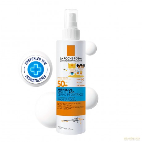 La Roche Posay Ultralight protective spray for children SPF 50 Anthelios (Invisible Spray) 200 ml