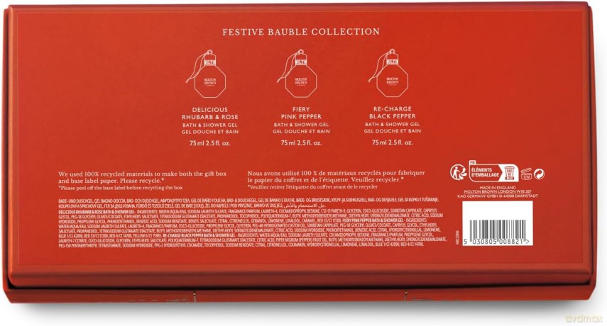 Molton Brown Festive Bauble shower gel gift set dla kobiety