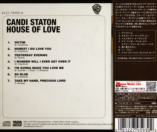 Candi Staton: House Of Love [CD]