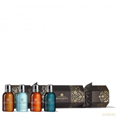 Molton Brown Woody Aromatic Christmas Cracker shower gel gift set dla mężczyzny