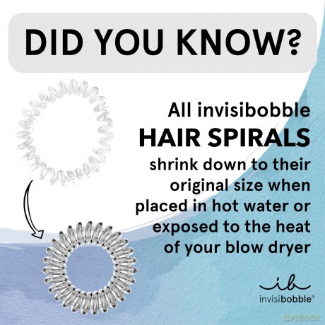 Invisibobble Hair band Power Crystal Clear 6 pcs dla kobiety