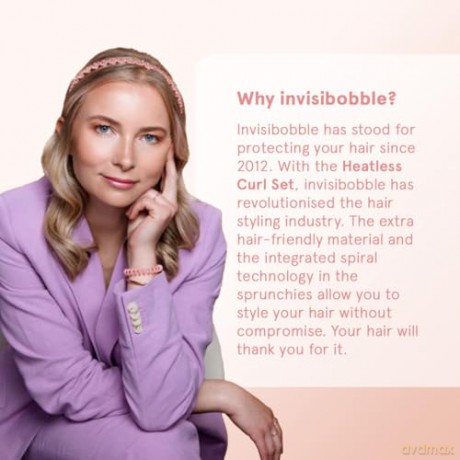 Invisibobble Hair curling set Handle with Curl 3 pcs dla kobiety