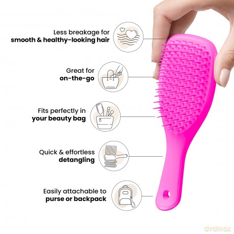 Tangle Teezer Hair brush Ultimate Detangler Mini Dopamine Pink dla kobiety