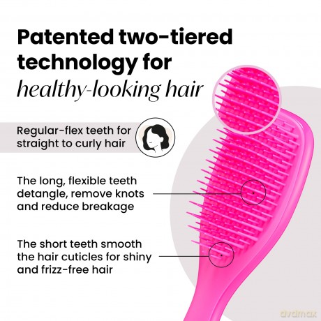 Tangle Teezer Hair brush Ultimate Detangler Mini Dopamine Pink dla kobiety
