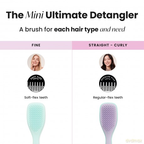 Tangle Teezer Ultimate Detangler Mini Wystera Leaf Hair Brush dla kobiety
