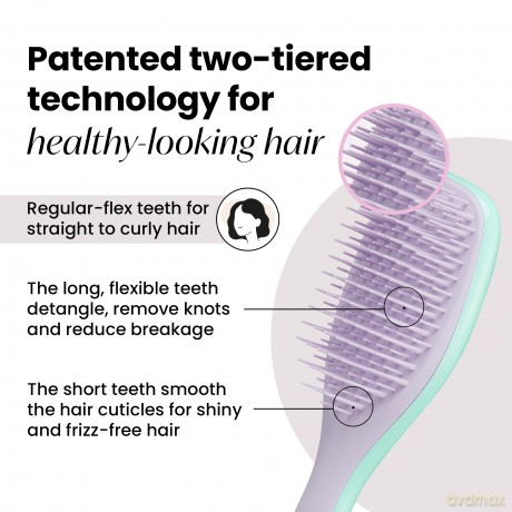 Tangle Teezer Ultimate Detangler Mini Wystera Leaf Hair Brush dla kobiety
