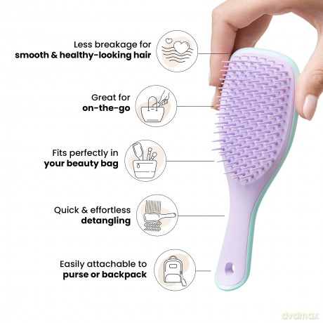 Tangle Teezer Ultimate Detangler Mini Wystera Leaf Hair Brush dla kobiety