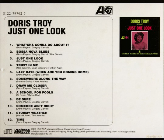 Doris Troy: Just One Look [CD]