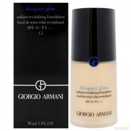Giorgio Armani Brightening liquid make-up SPF 15 Designer Glow (Radiant Revitalizing Foundation) 30 ml - Shade: 1.5 dla kobiety
