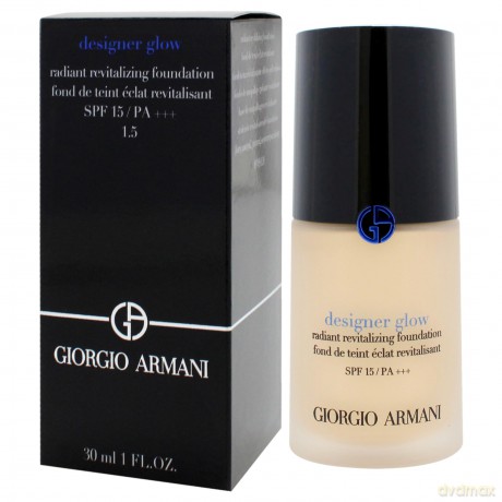 Giorgio Armani Brightening liquid make-up SPF 15 Designer Glow (Radiant Revitalizing Foundation) 30 ml - Shade: 1.5 dla kobiety