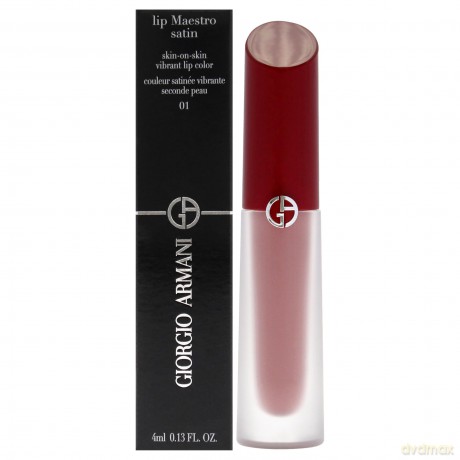 Giorgio Armani Liquid matte lipstick Lip Maestro Satin (Lip Color) 4 ml - Shade: 01 dla kobiety