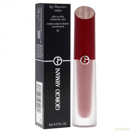 Giorgio Armani Liquid matte lipstick Lip Maestro Satin (Lip Color) 4 ml - Shade: 01 dla kobiety
