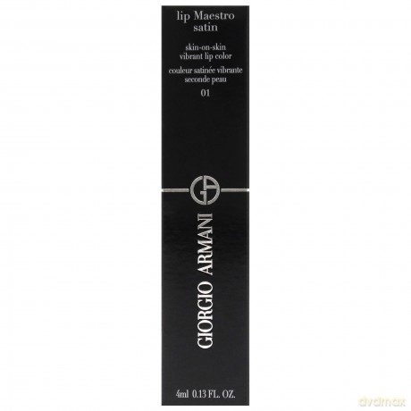 Giorgio Armani Liquid matte lipstick Lip Maestro Satin (Lip Color) 4 ml - Shade: 01 dla kobiety
