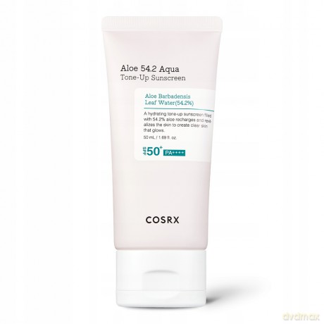 COSRX Sunscreen Aloe 54.2 Aqua SPF 50+ (Tone-Up Sunscreen) 50 ml dla kobiety