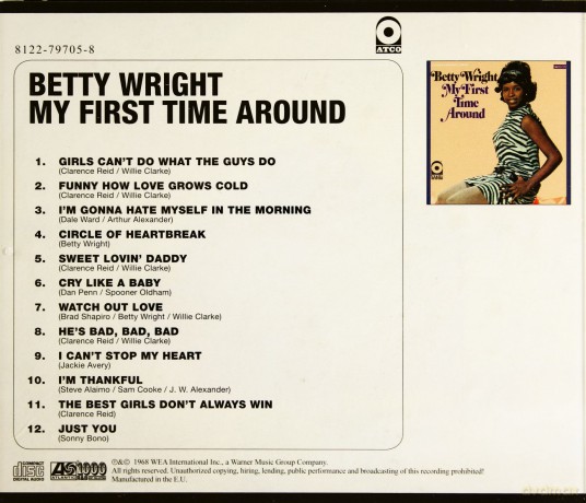 Betty Wright: My First Time Around [CD]