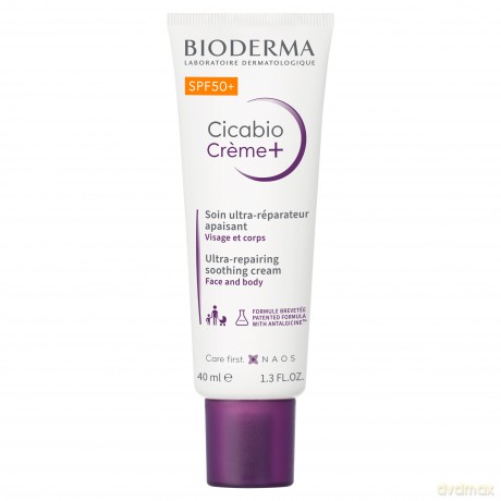 Bioderma Soothing repair cream SPF 50 Cicabio Creme+ (Ultra-Repairing Soothing Cream) 40 ml unisex