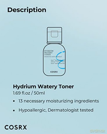 COSRX Hydrium Watery skin tonic (Face Toner) - Volume: 50 ml dla kobiety