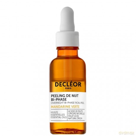 Decléor Night exfoliation peeling Green Mandarin (Overnight Bi-Phase Facial Peel) 30 ml dla kobiety