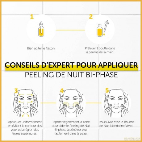 Decléor Night exfoliation peeling Green Mandarin (Overnight Bi-Phase Facial Peel) 30 ml dla kobiety