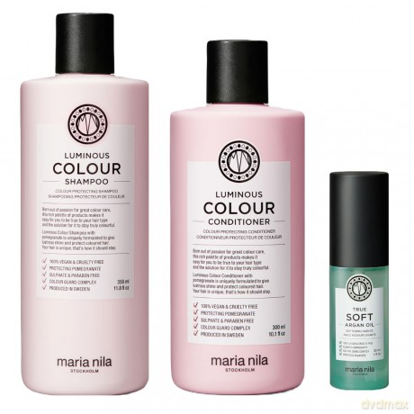 Maria Nila Luminous Color hair care gift set dla kobiety